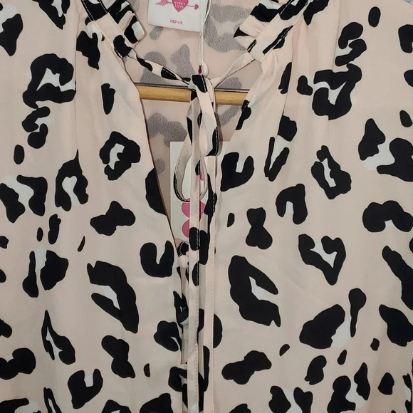 Buddy Love Cheetah Long Sleeve Mini Dress Size M NWT - Picture 5 of 8